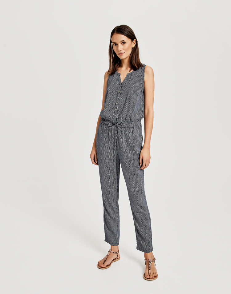 Jumpsuit Maralda square blau online bestellen OPUS Online Shop
