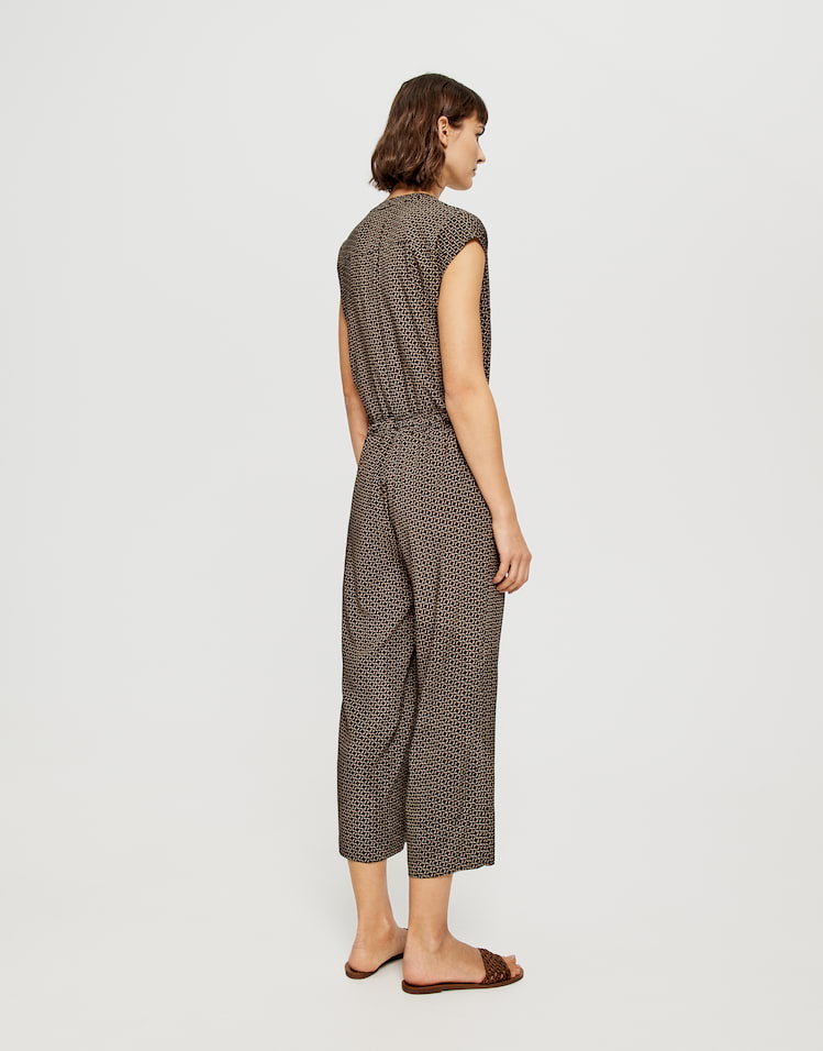 Jumpsuit Moneli geometric blau online bestellen OPUS Online Shop