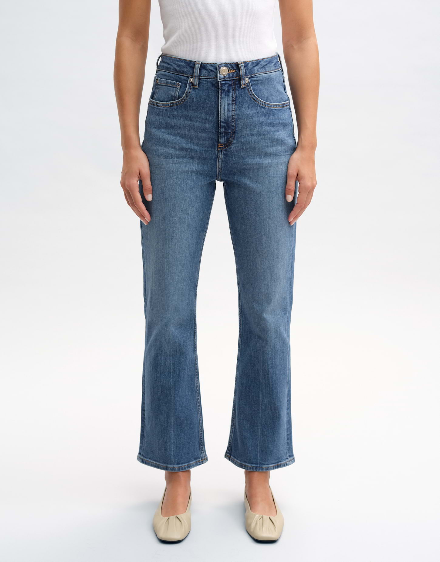 Kick Flared Jeans Eboni blau online bestellen OPUS Online Shop