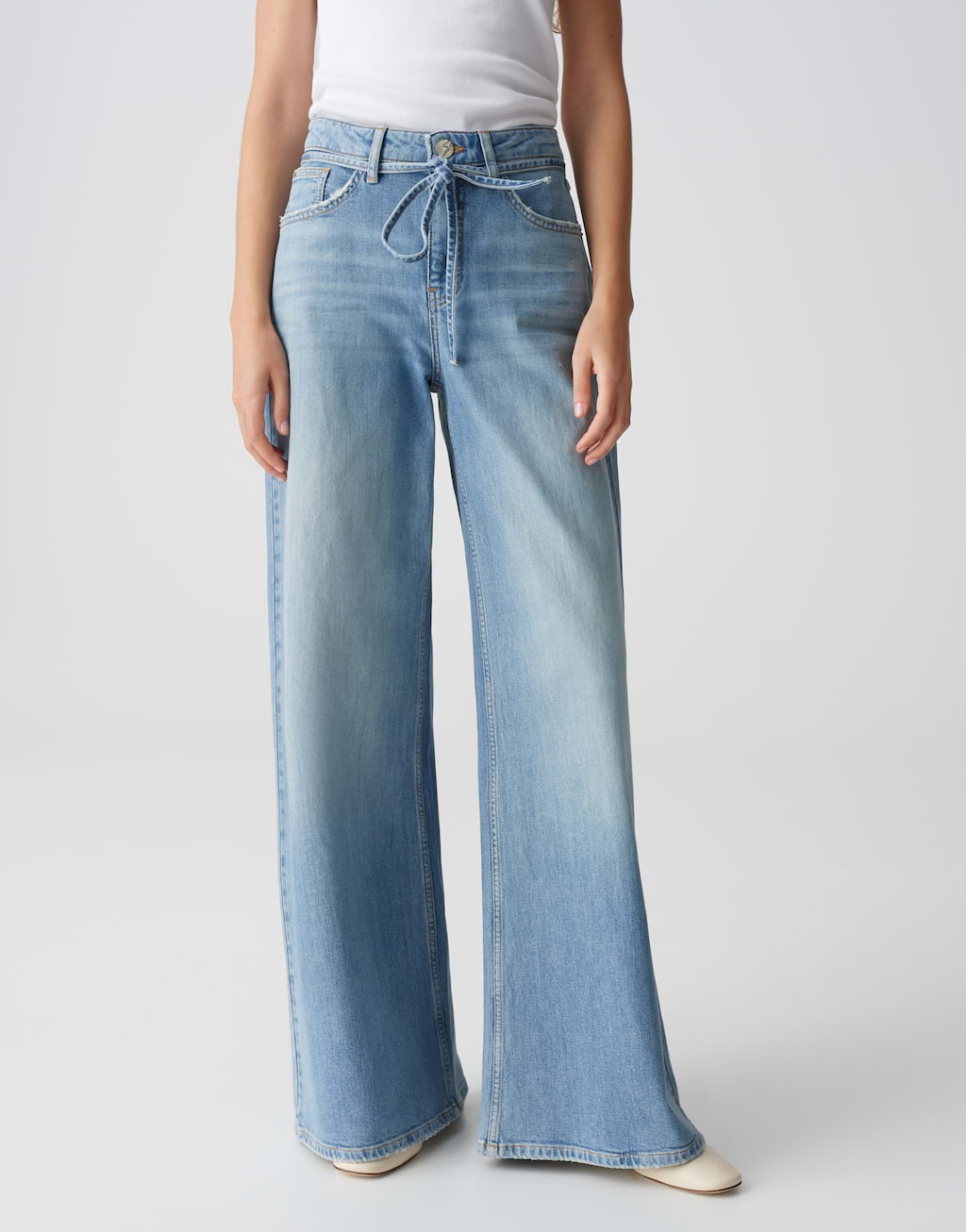 Wide Miva palazzo casual blue OPUS