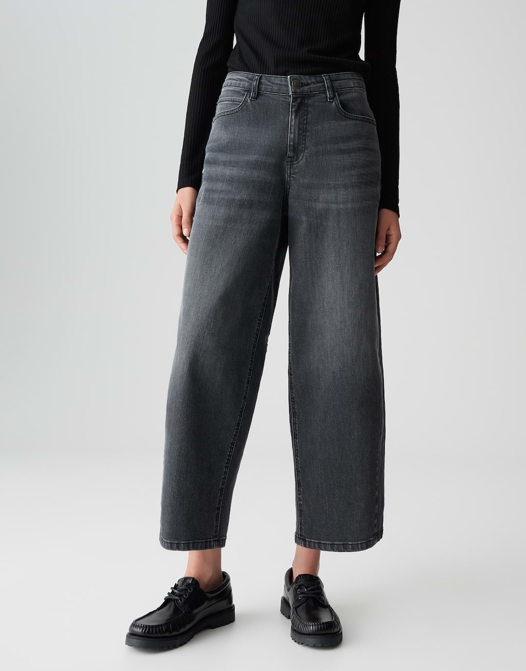 OPUS Barrel Jeans LOLAH in 70284 dark cosmic grey