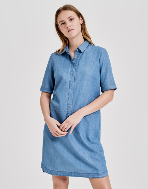 Denim dress Willmari tencel blue by OPUS | shop your favourites online