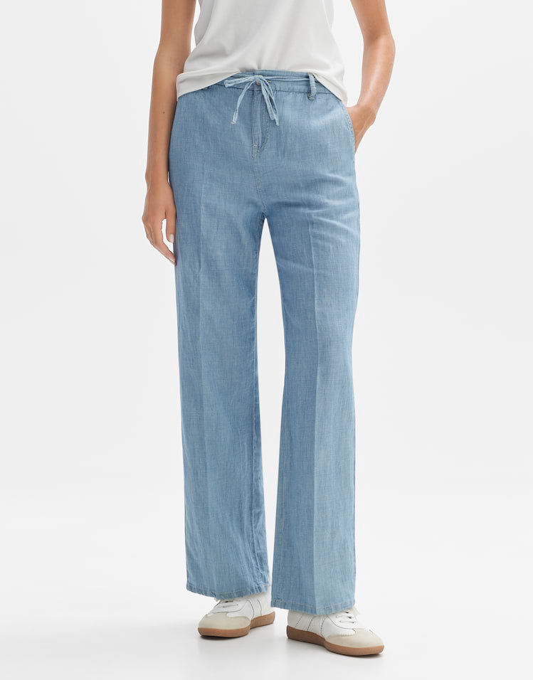 Trousers Melosa track blue by OPUS | shop your favourites online