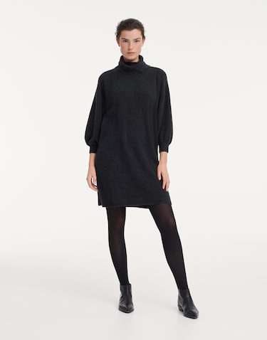 Gebreide jurk Wewa grijs online bestellen OPUS online shop