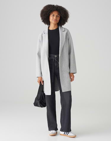 Klassischer Mantel Opus Mantel Grau OPUS Mantel HATILDE In Gr