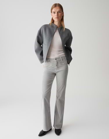 OPUS PANTS Damen Flared Cordhose - 70er Jahre Style Aus Nachhaltiger Baumwolle