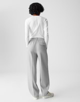 OPUS Damen City Pants Maiga Fresh – Mit Komfortbund, Wide/Barrel Leg – Twill-Stoff, Lässig & Business-tauglich