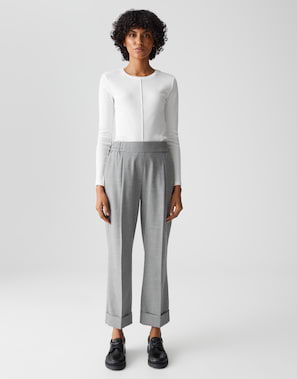 OPUS Damen Jogpants MYHA - Relaxed Fit In Wildlederoptik