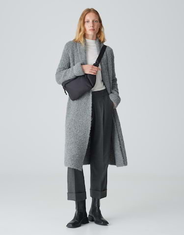 Wool Opus Strickjacke Beige Lang Graue Strickjacke Damen Taleja