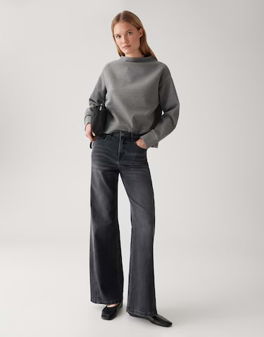 OPUS Damen Sweatshirt GRUGER - Loose Fit Aus Recyceltem Polyester