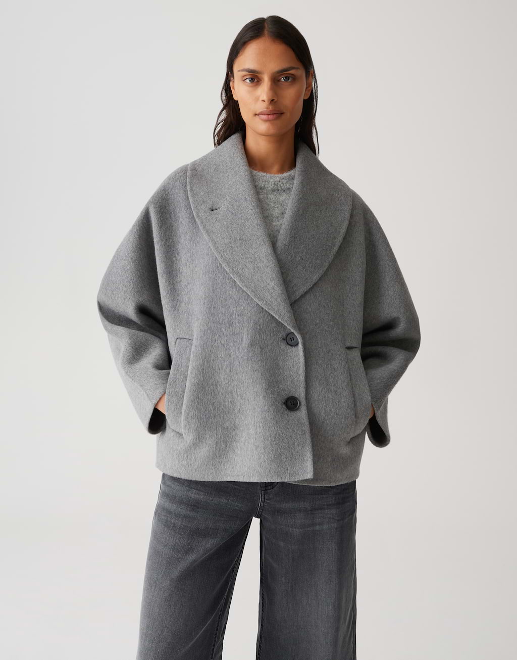 Jas Hillwa grijs online bestellen OPUS online shop