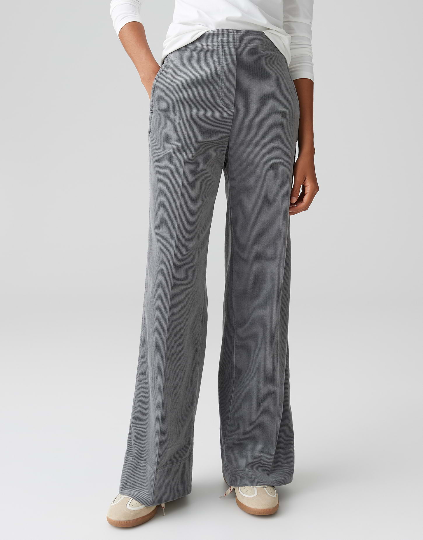 OPUS Broek Mileni linen beige: Licht en luchtig. Bestel nu