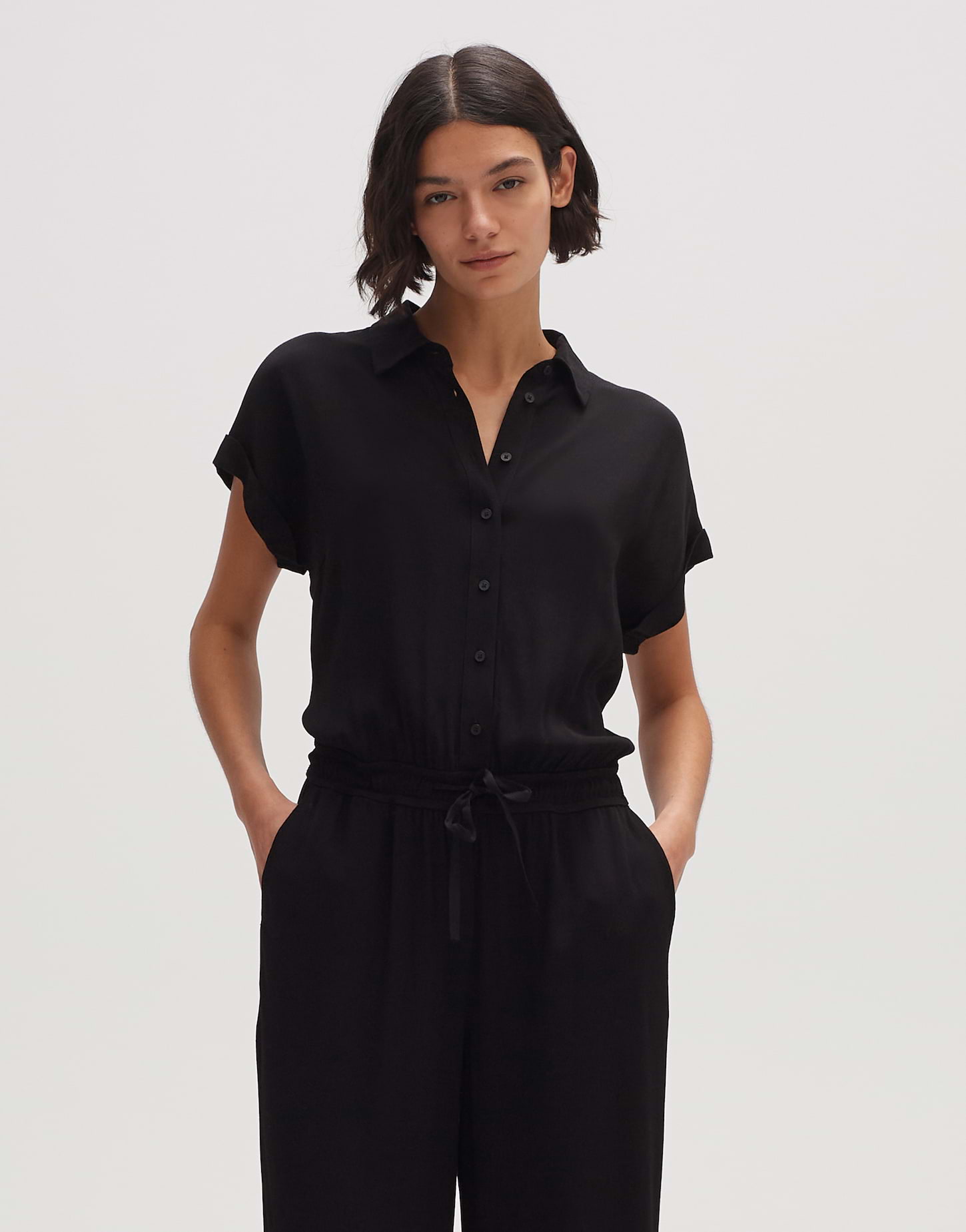 Jumpsuit Melopi schwarz online bestellen OPUS Online Shop