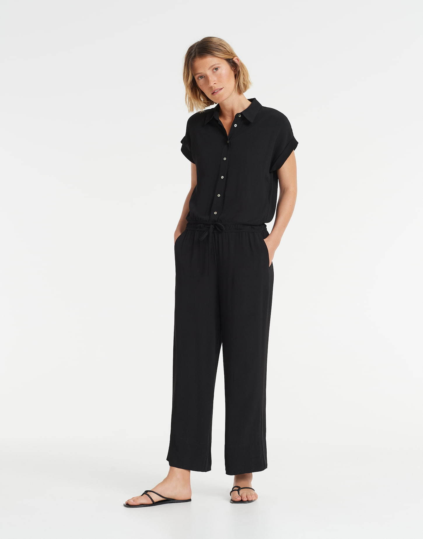 Jumpsuit Melopi schwarz online bestellen OPUS Online Shop