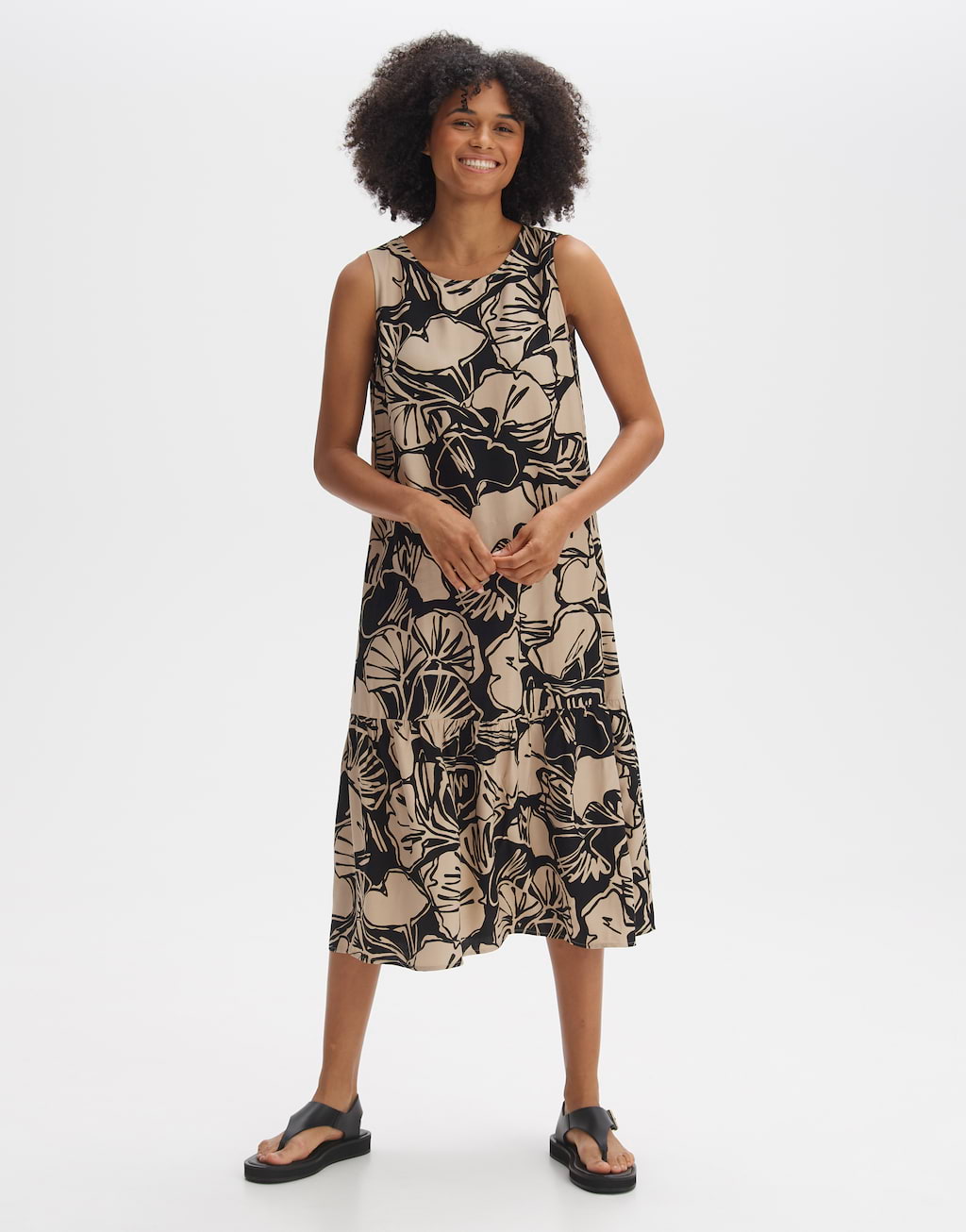 Midi dress Wicy art black by OPUS | shop your favourites online