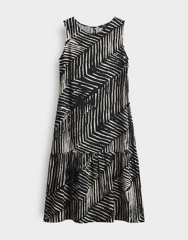 Midi jurk Wicy palm leaves
