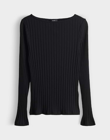 long sleeve shirt Sulikko soft black by OPUS | shop your