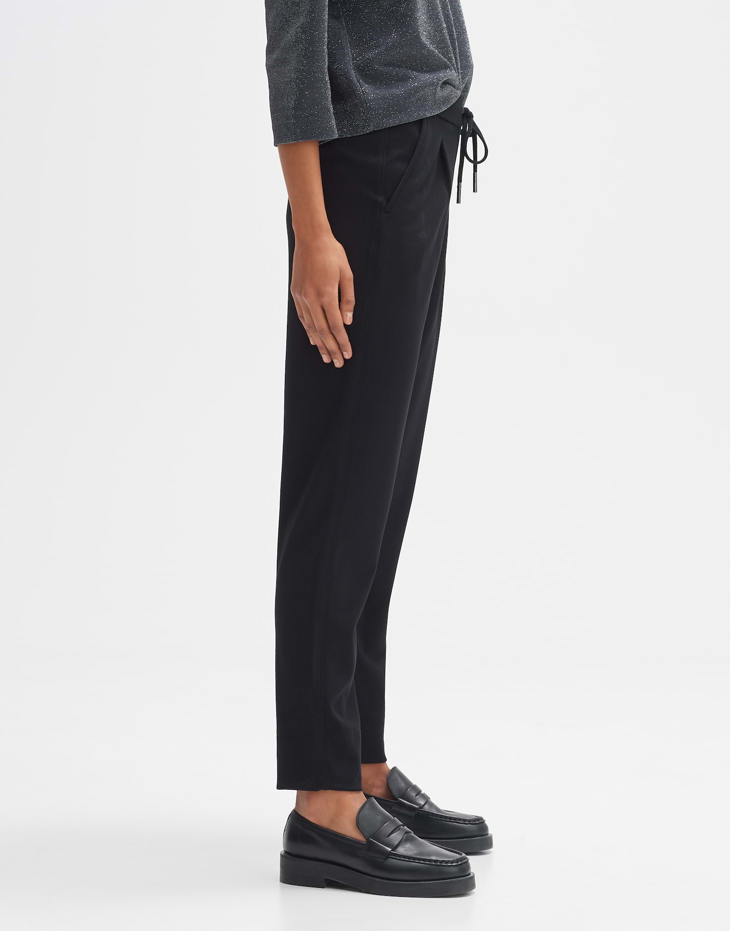 Stoffhose Elopa schwarz online bestellen | OPUS Online Shop