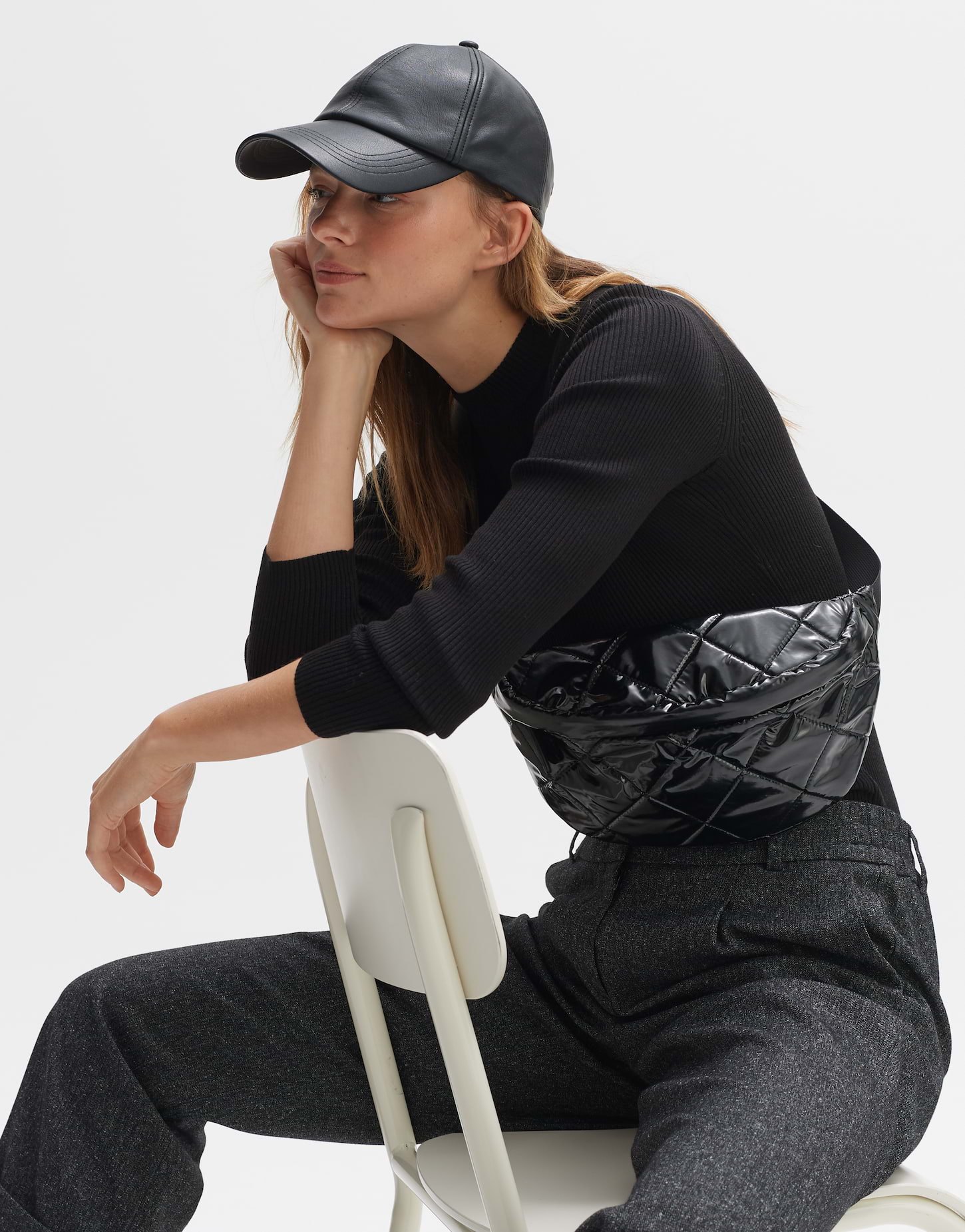 OPUS PANTS Damen Kurzarmpullover - Flauschiger Strickpulli Mit Gebürsteter Textur Regular Fit