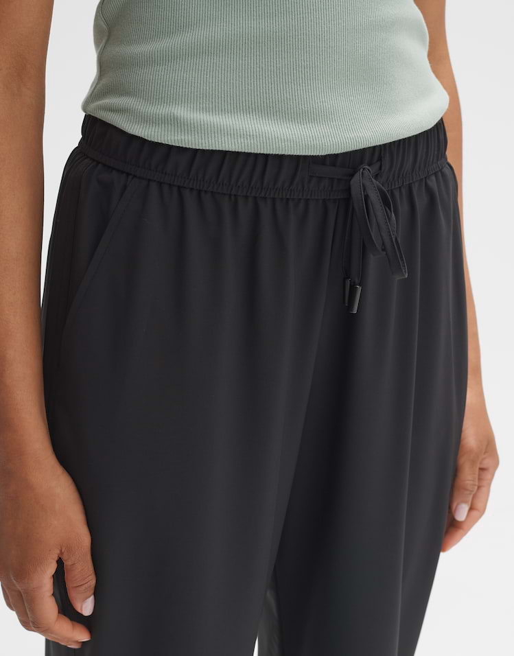 OPUS PANTS Damen Wide Leg Jogpants - Bequeme Businesshose Mit Elastischem Bund