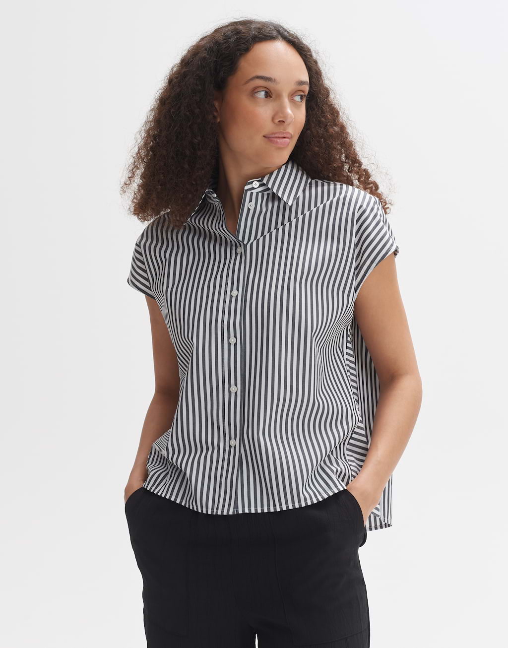 Blouses korte mouw zwart Selected FEMME main image 0