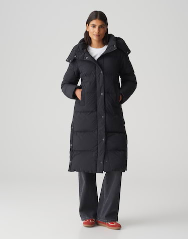 Black down padded coat clearance
