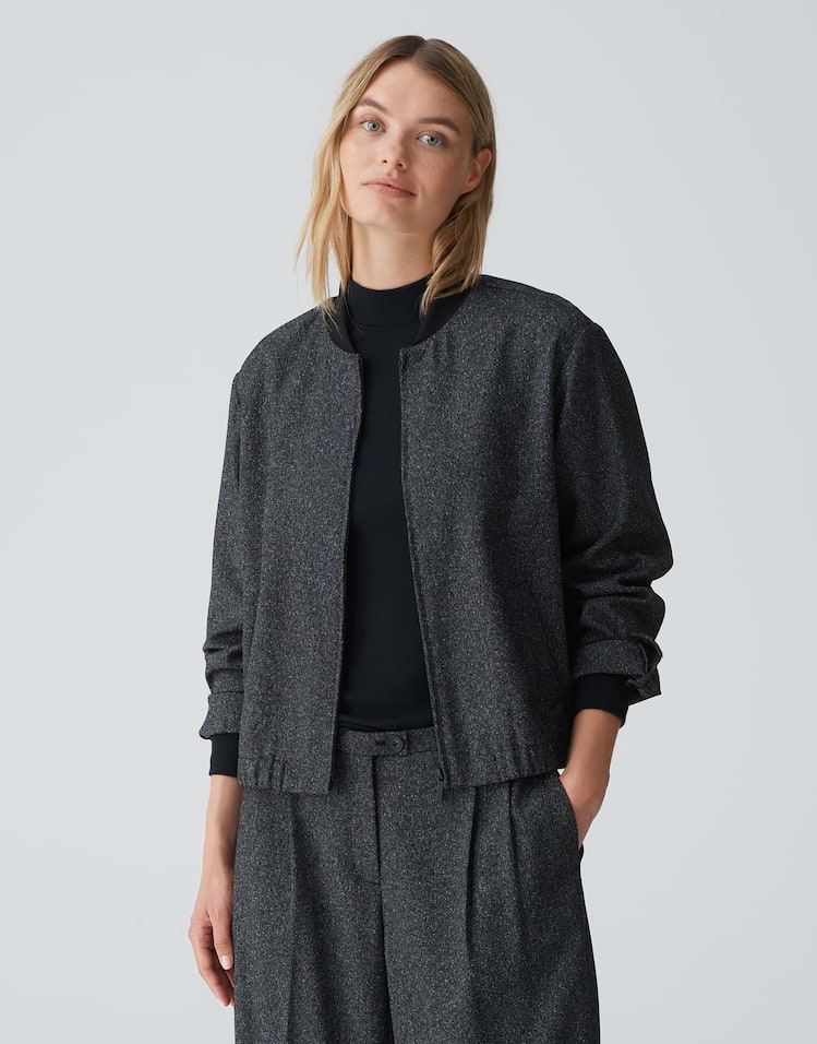 OPUS Damen Blazer JURLA Regular Aus Viskose Mix - Lässiger Blouson Für Vielfältige Kombinationen, Moderner Casual Chic
