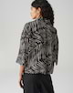 Blouse met print Fiana palm leaves