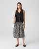 Midi skirt Ropani palm leaves