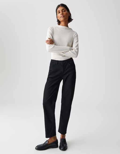 OPUS Jeans Dritti Donna ELMA Clever Straight – Denim Elastico, Lunghezza 71/76 Cm, Lavaggio Autentico