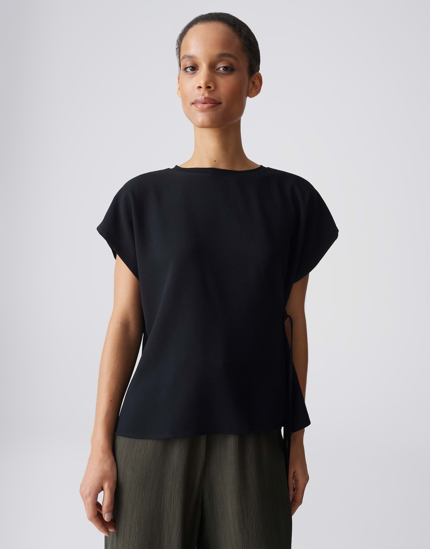 Kurzarmshirt Sifem schwarz online bestellen | OPUS Online Shop