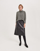 Opus Damen Gabina Pepita Sweatshirt