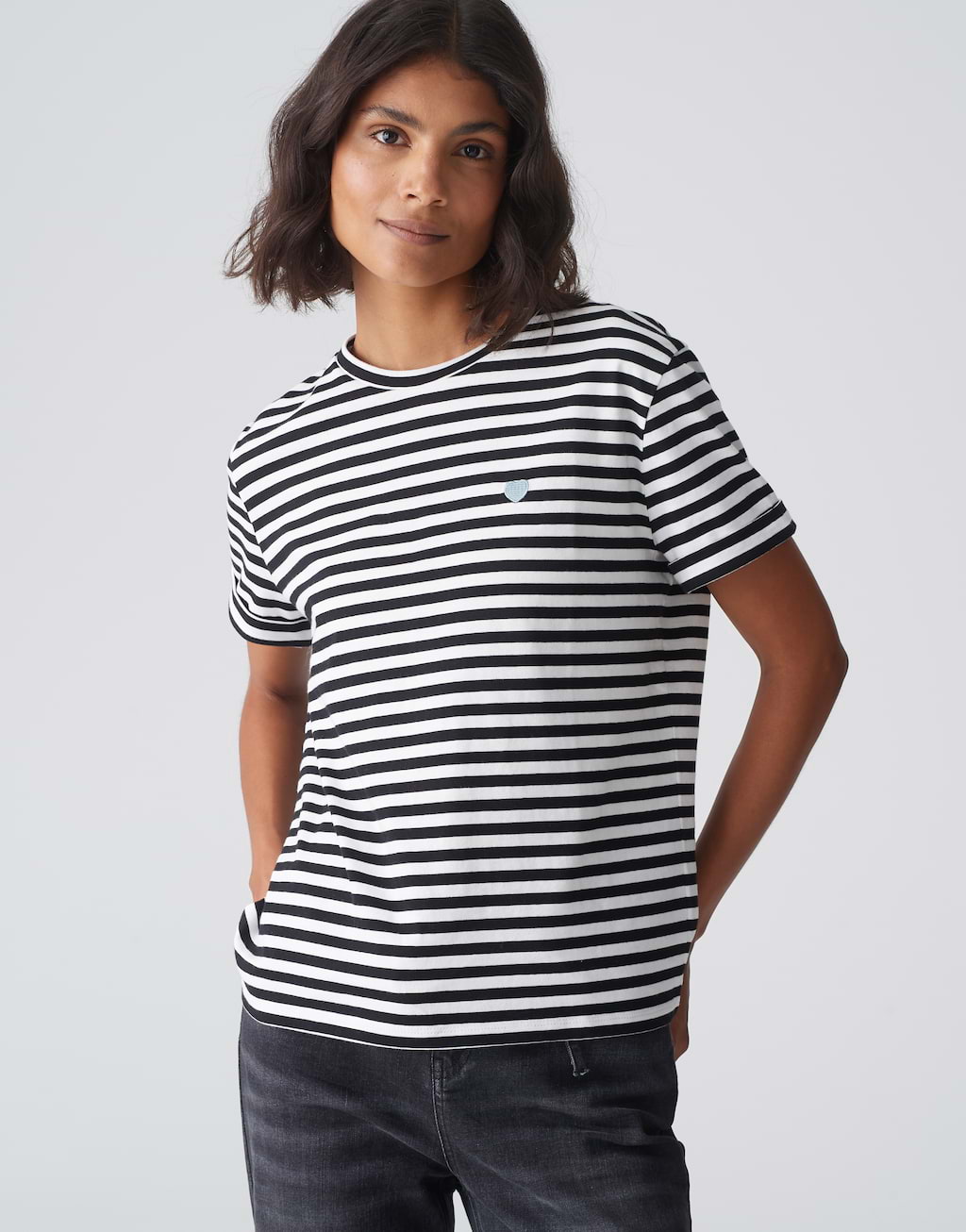 Zomer Verfrissende Hip Hop Letter Print High Street Korte Mouw T-shirt