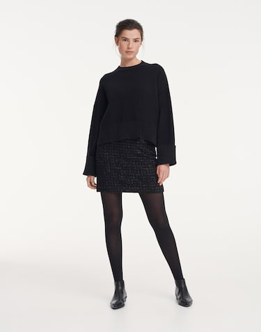 Knitted jumper Potu black by OPUS shop your favourites online